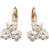 Diamond Sky Jewelry Auskarai moterims DiamondSky „Bermuda Triangle III“ su Swarovski kristalais