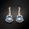 Diamond Sky Jewelry Auskarai moterims DiamondSky „Glory III (Aquamarine Mėlyna)“ su Swarovski kristalais