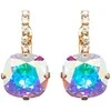Diamond Sky Jewelry Auskarai moterims DiamondSky „Glare VII (Aurore Boreale)“ su Swarovski kristalais