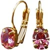 Diamond Sky Jewelry Auskarai moterims DiamondSky „Baroque Mirror II (Fancy Rožinė)“ su Swarovski kristalais