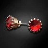 Diamond Sky Jewelry Auskarai moterims DiamondSky „Vintage VII (Scarlet)“ su Swarovski kristalais
