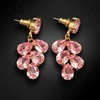 Diamond Sky Jewelry Auskarai moterims DiamondSky „Amber II (Light Rose)“ su Preciosa kristalais
