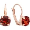 Diamond Sky Jewelry Auskarai moterims DiamondSky „Glory II (Smoked Amber)“ su Swarovski kristalais