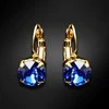 Diamond Sky Jewelry Auskarai moterims DiamondSky „Glory (Sapphire)“ su Swarovski kristalais