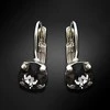 Diamond Sky Jewelry Auskarai moterims DiamondSky „Glory (Sidabrinis Night)“ su Swarovski kristalais