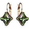 Diamond Sky Jewelry Auskarai moterims DiamondSky „Byzantine Cross (Peridot Scarabaeus Žalias)“ su Swarovski kristalais