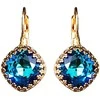 Diamond Sky Jewelry Auskarai moterims DiamondSky „Vintage IV (Bermuda Mėlyna)“ su Swarovski kristalais