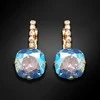 Diamond Sky Jewelry Auskarai moterims DiamondSky „Glare VII (Light Sapphire Shimmer)“ su Swarovski kristalais