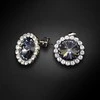 Diamond Sky Jewelry Auskarai moterims DiamondSky „Clarice X (Nightfall)“ su Preciosa kristalais