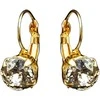 Diamond Sky Jewelry Auskarai moterims DiamondSky „Glory (Sidabrinis Patina)“ su Swarovski kristalais