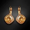 Diamond Sky Jewelry Auskarai moterims DiamondSky „Vintage IV (Golden Shadow)“ su Swarovski kristalais