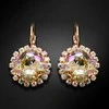 Diamond Sky Jewelry Auskarai moterims DiamondSky „Glare III (Luminous Žalias)“ su Swarovski kristalais