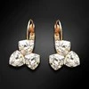 Diamond Sky Jewelry Auskarai moterims DiamondSky „Bermuda Triangle III“ su Swarovski kristalais