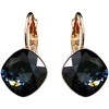 Diamond Sky Jewelry Auskarai moterims DiamondSky „Glare IV (Graphite)“ su Swarovski kristalais