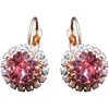 Diamond Sky Jewelry Auskarai moterims DiamondSky „Clarice IX (Light Rose)“ su Swarovski kristalais