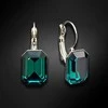 Diamond Sky Jewelry Серьги "Лурдес (Emerald)" с кристаллами Swarovski™