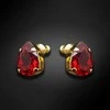 Diamond Sky Jewelry Серьги "Венус II (Siam)" с кристаллами Swarovski™