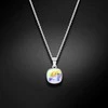 Diamond Sky Jewelry Kaklo papuošalas moterims DiamondSky "Glare (Aurora Borealis)" su Swarovski kristalais