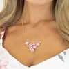 Diamond Sky Jewelry Kaklo papuošalas moterims DiamondSky "Fillory Magic (Light Rose)" su Preciosa kristalais