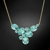 Diamond Sky Jewelry Kaklo papuošalas moterims DiamondSky "Fillory Magic (Aqua Bohemica)" su Preciosa kristalais