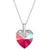 Diamond Sky Jewelry Kaklo papuošalas moterims DiamondSky "Cupid (Light Siam Shimmer)" su Swarovski kristalais