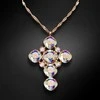 Diamond Sky Jewelry Kaklo papuošalas moterims DiamondSky "Glamour (Auroe Boreale)" su Swarovski kristalais