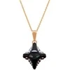 Diamond Sky Jewelry Kaklo papuošalas moterims DiamondSky "Crystal Rhombus II (Graphite Lite Chrome)" su Swarovski kristalais