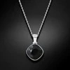 Diamond Sky Jewelry Kaklo papuošalas moterims DiamondSky "Glare II (Jet)" su Swarovski kristalais