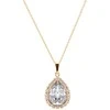 Diamond Sky Jewelry Kaklo papuošalas moterims DiamondSky Celestial Drop su Swarovski kristalais