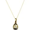 Diamond Sky Jewelry Kaklo papuošalas moterims DaimondSky Crystal Drop (Gold Patina) su Swarovski kristalais
