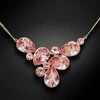 Diamond Sky Jewelry Kaklo papuošalas moterims DiamondSky "Fillory Magic (Light Rose)" su Preciosa kristalais