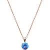 Diamond Sky Jewelry Kaklo papuošalas moterims DiamondSky Juno (Light Sapphire Shimmer) su Swarovski kristalais