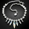 Diamond Sky Jewelry Kaklo papuošalas moterims DiamondSky „Atlantis (Aurora Borealis)“ su Swarovski kristalais