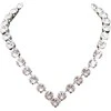 Diamond Sky Jewelry Kaklo papuošalas moterims DiamondSky „Crystal Thread“ su Swarovski kristalais