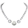 Diamond Sky Jewelry Kaklo papuošalas moterims DiamondSky „Glare“ su Swarovski kristalais