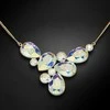 Diamond Sky Jewelry Kaklo papuošalas moterims DiamondSky "Fillory Magic (Aurore Boreale)" su Preciosa kristalais