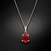 Diamond Sky Jewelry Kaklo papuošalas moterims DiamondSky „Venus II (Siam)“ su Swarovski kristalais