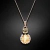 Diamond Sky Jewelry Kaklo papuošalas moterims Diamond Sky "Glare (Jonquil)" su Preciosa™ kristalais