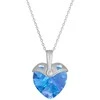 Diamond Sky Jewelry Kaklo papuošalas moterims DiamondSky "Cupid (Aquamarine AB)" su Swarovski kristalais