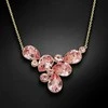 Diamond Sky Jewelry Kaklo papuošalas moterims DiamondSky "Fillory Magic (Light Rose)" su Preciosa kristalais