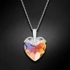 Diamond Sky Jewelry Kaklo papuošalas moterims DiamondSky "Cupid II (Mėlyna AB)" su Swarovski kristalais
