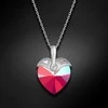 Diamond Sky Jewelry Kaklo papuošalas moterims DiamondSky "Cupid (Light Siam Shimmer)" su Swarovski kristalais