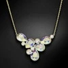 Diamond Sky Jewelry Kaklo papuošalas moterims DiamondSky "Fillory Magic (Aurore Boreale)" su Preciosa kristalais