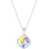 Diamond Sky Jewelry Kaklo papuošalas moterims DiamondSky "Glare II (Aurora Borealis)" su Swarovski kristalais