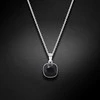 Diamond Sky Jewelry Kaklo papuošalas moterims DiamondSky "Glare (Jet)" su Swarovski kristalais
