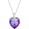 Diamond Sky Jewelry Kaklo papuošalas moterims DiamondSky "Cupid II (Heliotrope)" su Swarovski kristalais
