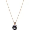 Diamond Sky Jewelry Kaklo papuošalas moterims DiamondSky Juno (Sidabrinis Night) su Swarovski kristalais