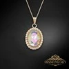 Diamond Sky Jewelry Kaklo papuošalas moterims DiamondSky "Solar Illusion (Aurore Borealis)" su Swarovski kristalais