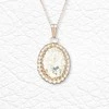 Diamond Sky Jewelry Kaklo papuošalas moterims DiamondSky "Solar Illusion" su Swarovski kristalais