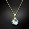 Diamond Sky Jewelry Kaklo papuošalas moterims DiamondSky "Fantasy (Aquamarine Mėlyna)" su Swarovski kristalais